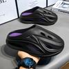 Mens Toe-Toe Slide Shoes For Summertime, Latest Design Anti-Skid, Wear-Resistant, Thick-Soled Beach Athletic Sandal Shoes