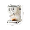 Coffee Machine Italian Semi-Automatic Home Office High-Pressure Concentrated Steam Milk Foam Coffee Maker