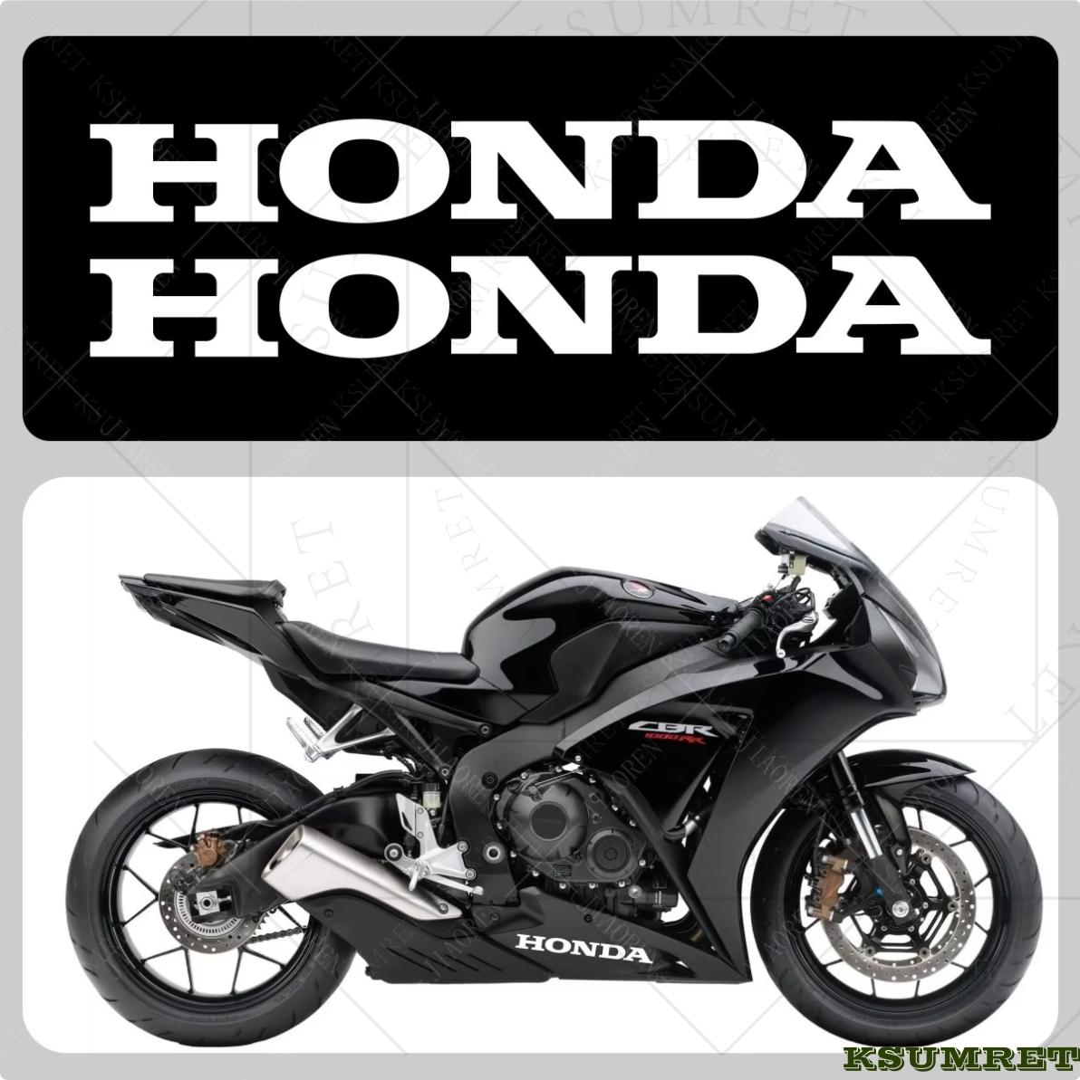 For Honda Sticker Motorcycle Logo Decals белый
