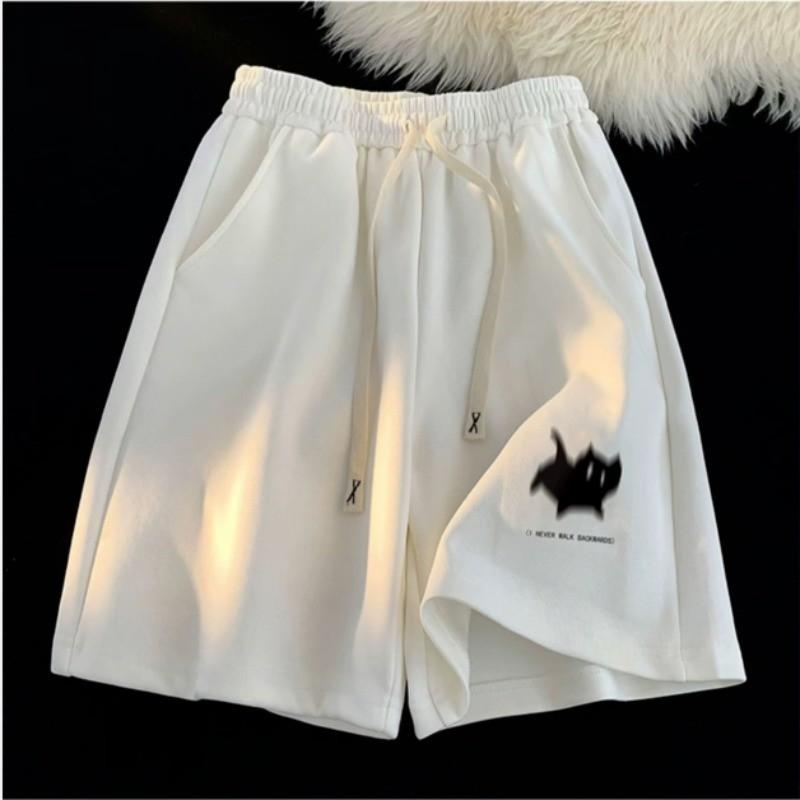 Men Shorts Print Shorts High Street Couple Five-point Shorts Basketball Short Pants