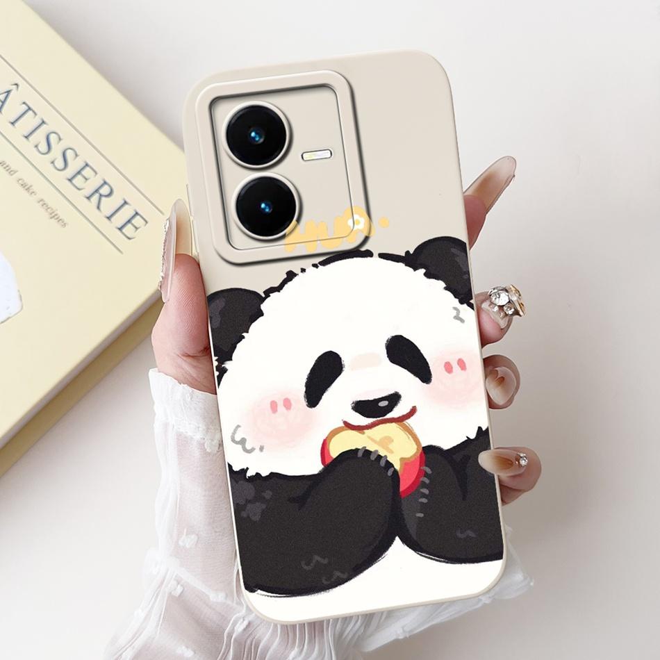 For Vivo Y22 Y22s Y22t Phone Case Vivo V2206 V2207 Y22 Y22s Y22t Elegant Floral Cat Painted Soft Silicone Shockproof Cases