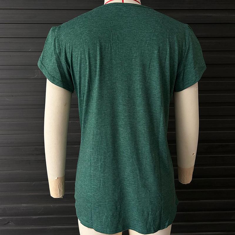 2024 Summer V-neck Loose Petal Sleeve Blouse Women Solid Elegant Plus Size Casual Shirt Women Vintage Simple Office Lady Blouses Tops 24313