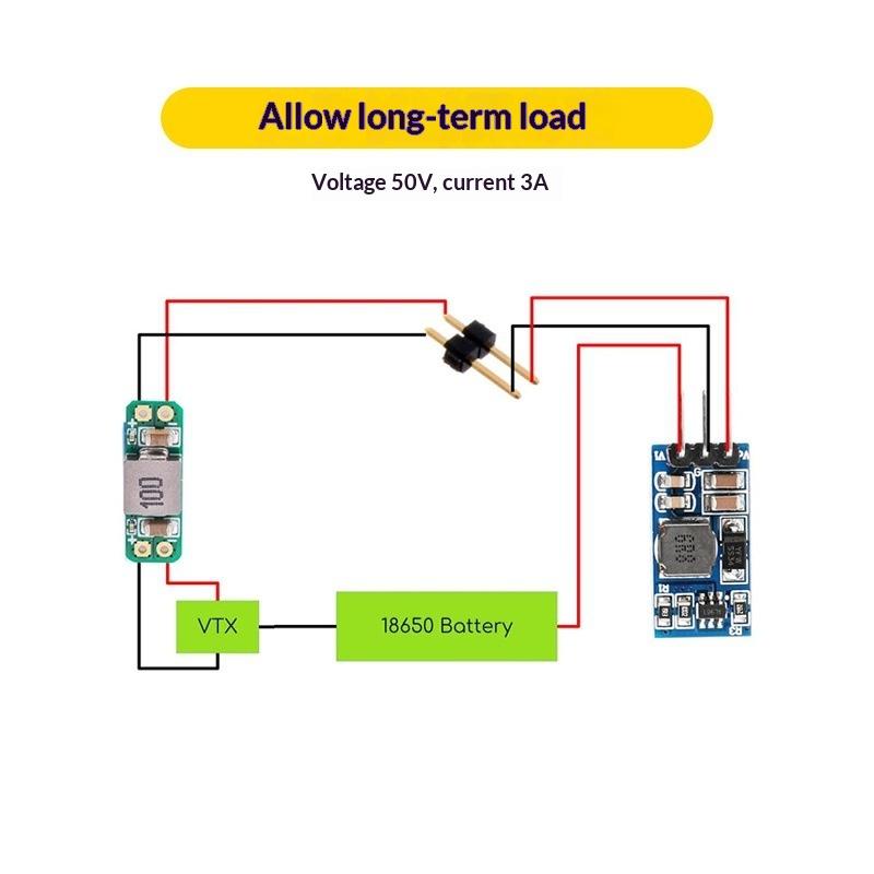 Lc Filter 5~36V/3A Netzteil Rauschfilter für Fpv Bildübertragung/Kamera/RC/DIY Modelle Se-Lc0450
