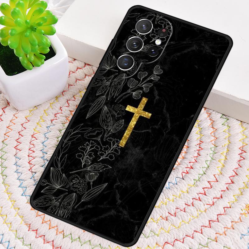 Jesus print Silicone Phone Case For Samsung Galaxy note 10 pro S26 S25 S24 S23 S22 S21 Plus S25Ultra Capa Cover