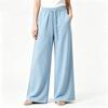 Fleece Women's Pants Solid Color Casual Versatile Wide-footed Pants Sweatpants Loose Outer Trousers