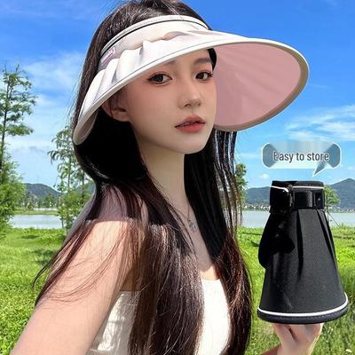 Summer Ice Silk Wide Brim Sunshade Hat for Women