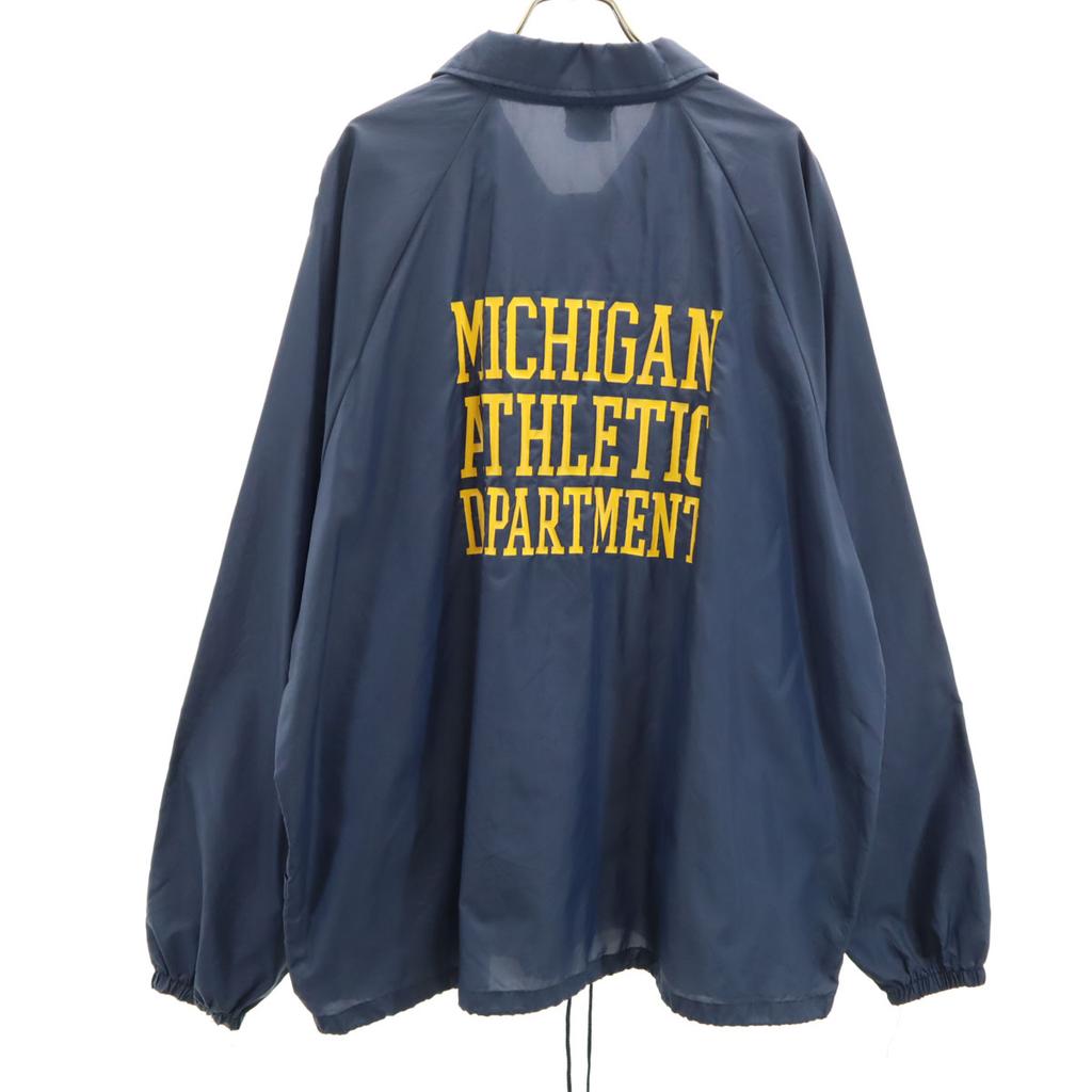 Nettlesis 80s Made in USA Vintage Michigan Coach jacket 2XL Navy Biggs Men's Used