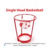Top Of Head Basketball Shooting Sports Toy Headband Basketball Throwing Toy Children'S Party Multi Person Interactive Game Gift
