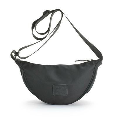 Barcos Half-Moon Nylon Shoulder Bag, Women's, One Size, Black