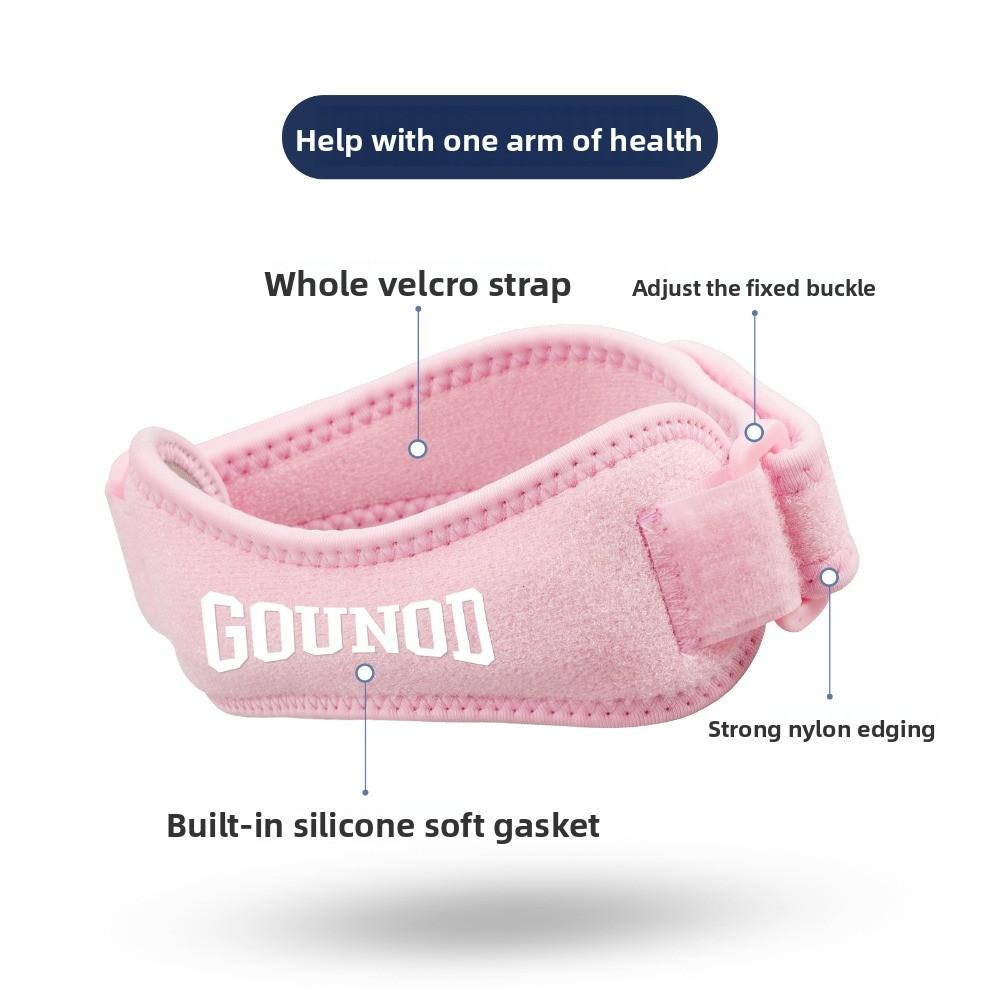 Adjustable Knee Patella Support Cushion Pressure Sport Knee Wrap Knee Band Brace  Tennis Ball