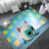 Tappetini per Stanza con Fantasia Junior Super Kitties Stile Nordico Zerbino per Casa Tappetini per Bagno-WC Tappetino Decorativo per Camera da Letto Hotel