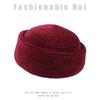 French Style Chenille Pillbox Hat Fedoras Fedora Hat Vintage Medicine Box Hat  Wedding Party