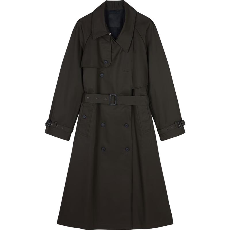 JNBY Women's Classic Cotton Trench Coat