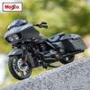 1:18 Scale 2018 CVO Road Glide Model Diecast Sports Motorcycle Toy Manual Operation Collectible Gift For Kids Boys