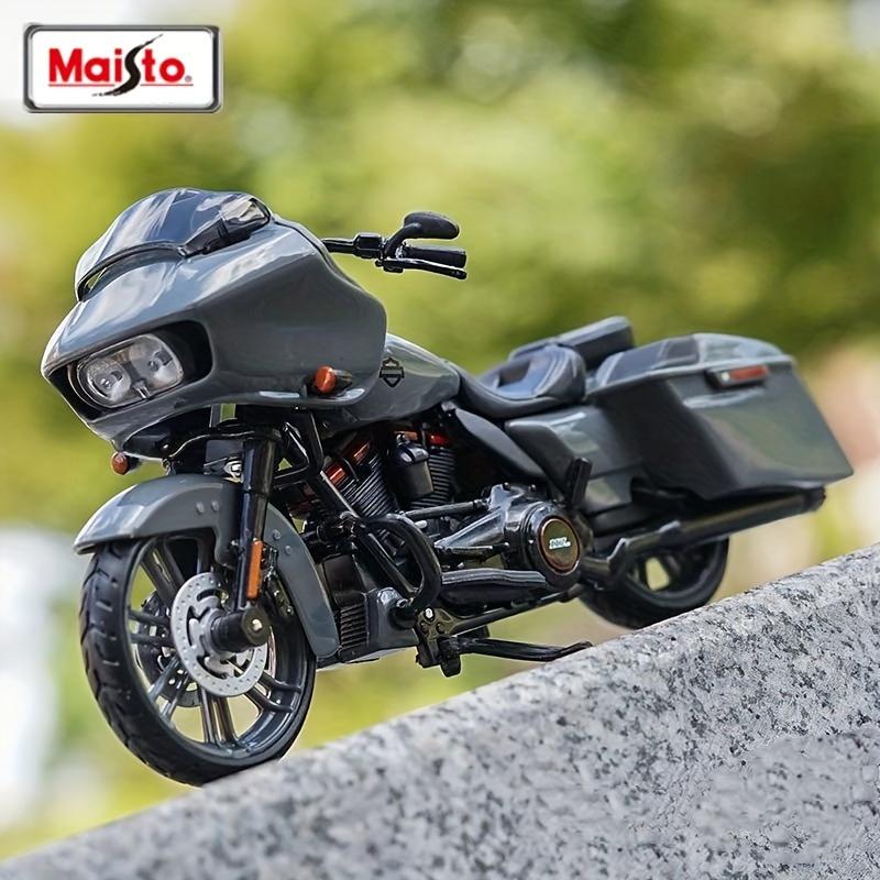 1:18 Scale 2018 CVO Road Glide Model Diecast Sports Motorcycle Toy Manual Operation Collectible Gift For Kids Boys