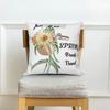 Customizable Throw Pillow Cover Home Decor Sofa Decorative Pillow Cover Spring Daisy Flower Letter Cushion Cover