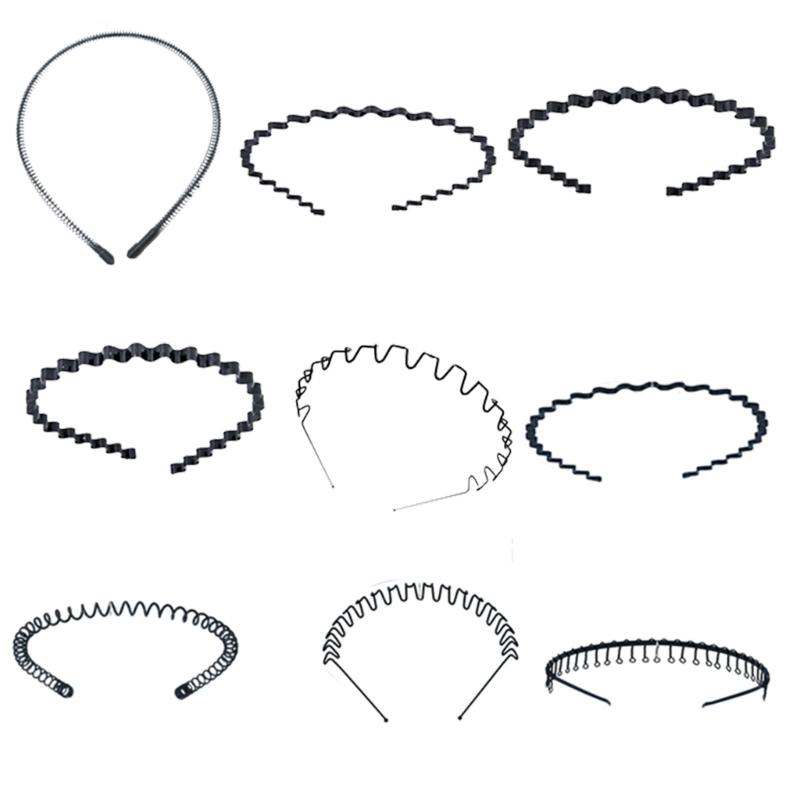 

9pack Antiskid Headdress Luxurious Hair Rings Multifunctional Halloween Headwear Suitable for Various Activity 1