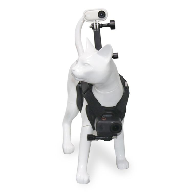 Easy To Use Puss Camera Mount Bracket For First Person Phtography Feature Double Camera Setups Comfortable Vest Type