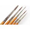 Hwahong Industry 345 Multipurpose Fine Brush Set 5 Types, No. 0, No. 1, No. 2, No. 3, No. 4, 1 Set, Korean Toy Supplies