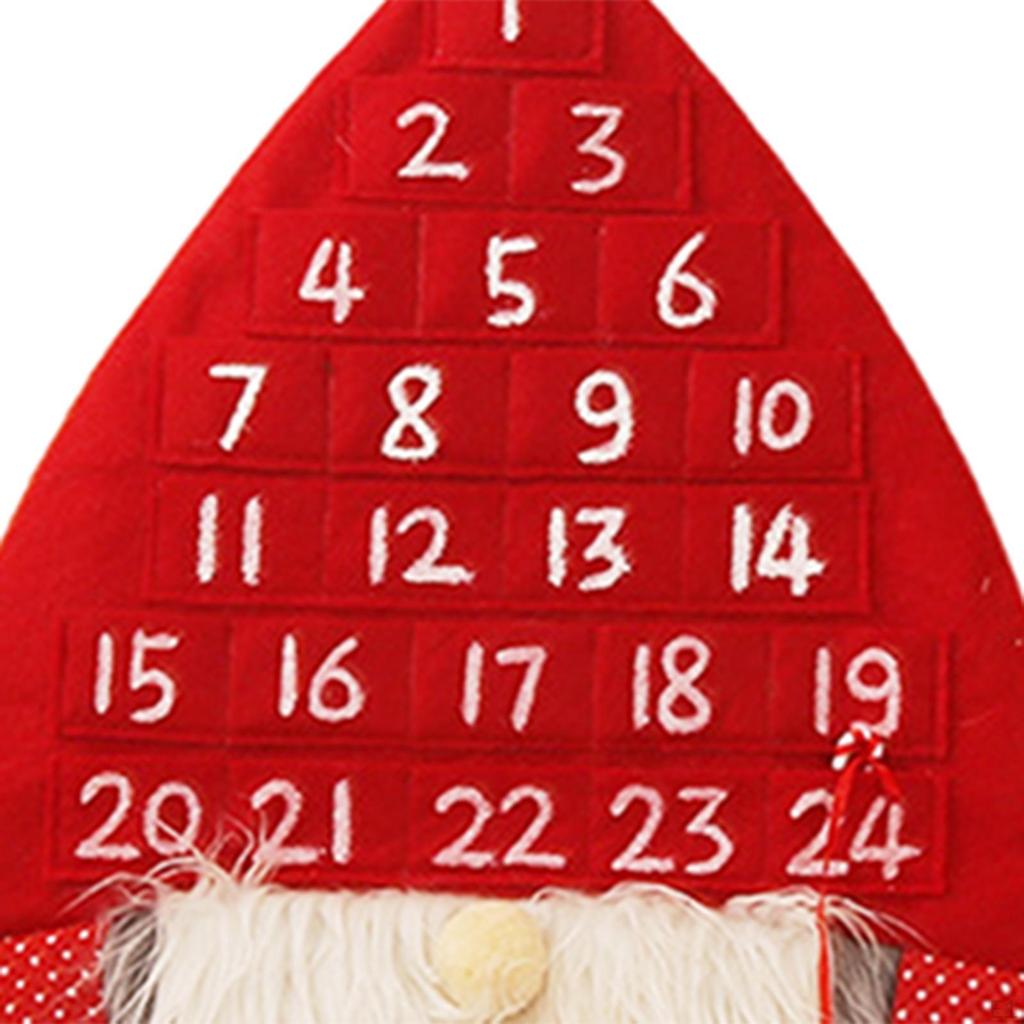 Advent Wall Hanging Calendar Non Woven Gnome 24