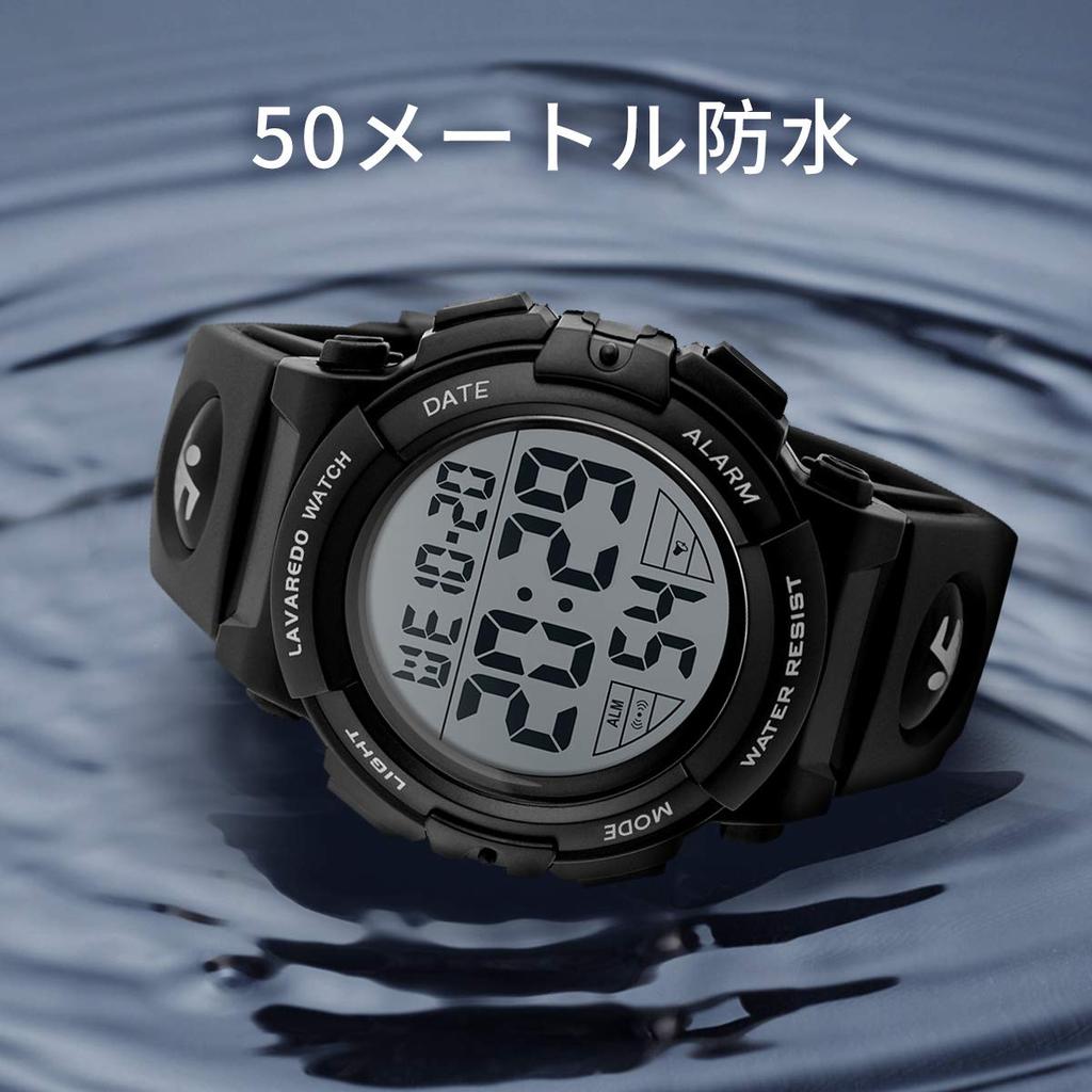Digital Outdoor Sports Watch with 50m Water Dual LED Analog Display Boys' Watch, Multi-Function Resistance, Alarm, Date/Day Display, Time, Display,