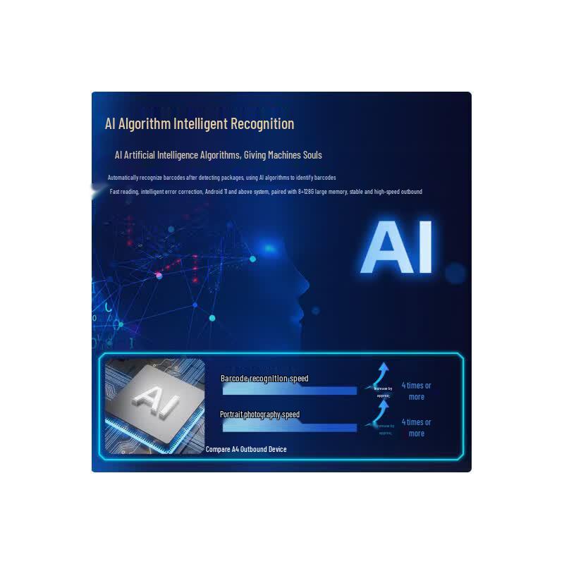 Lei Xian K9 Smart Logistics Scanner CN plug (adapter included)