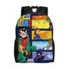 Teen Titans Go Raven's Emoticlones Backpack  Trekking Backpacks Boy Kawaii High School Bags Design Soft Rucksack