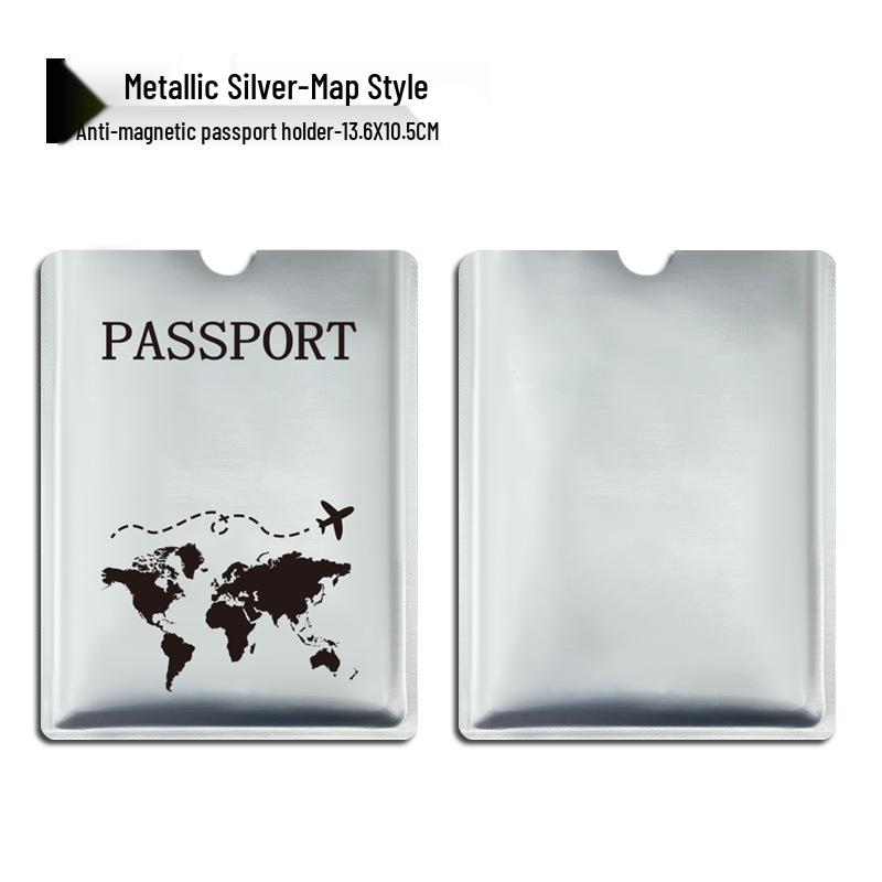 In-Stock Silver RFID Card Holder: Anti-Scan, Anti-Demagnetization, Anti-Theft NFC Bank ID Aluminum Shield