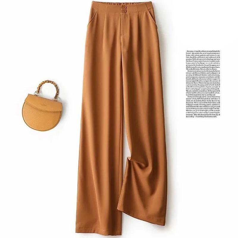 Women Flared Pants High Waist Plus Size Loose Casual Long Trousers Spring Autumn Fashion Women Bottoms Baggy Pants