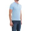 Emporio Armani Polo Shirts Men's Sky Blue Polo Collar Moderate Straight Fit 8N1F12-1J0SZ-0781