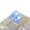 Translucent Resin Shell Paper Keycaps for Mechanical Keyboards