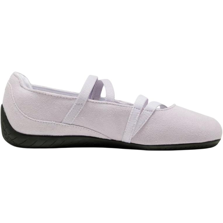 Puma Speedcat Ballet Suede Comfortable Durable Low Top Training Shoes Unisex sneaker Purple White 406132-02