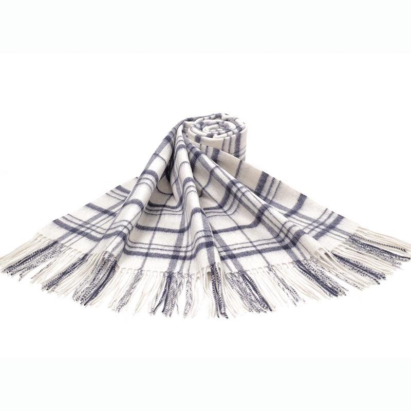 

Yiyi ai Colorful Plaid Wool Scarf & Shawl 180x70cm