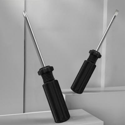 1SET/2pcs Screwdriver Toy Mini Screwdriver, Black Cross One-word Screwdriver, Mini Small Screwdriver Tool