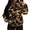 European & American Multi-color Camouflage Hoodie with Patch Pockets (H10552)