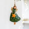 Antique Style Metal Angel Hanging Decoration Festival DIY Craft Holiday Hanging Decors Gift For Christmas Season