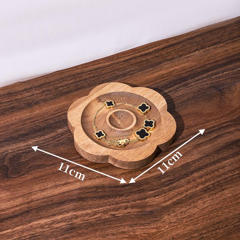 Planche de rangement pour bracelets en bois massif noyer assiette à bracelets présentoir à bracelets bracelet perlé assiette à bracelets