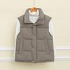 Gilet Casual Spesso Caldo da Donna con Collo Alto