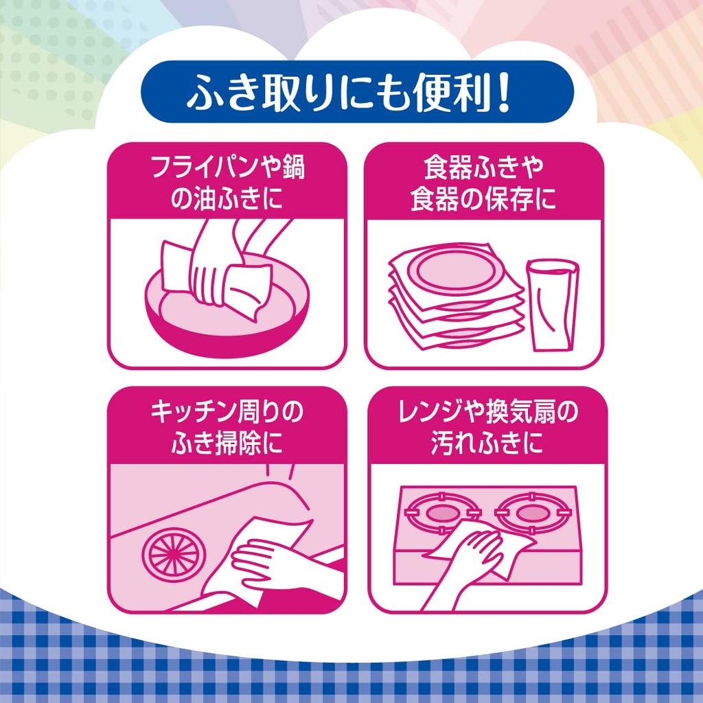 Elleair Kitchen Towel Super Absorbent Unbleached 100 Cuts X 48 Rolls Rolls X 24 In (2 Packs) [Sold Case]