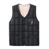Autumn and Winter Cotton Vest Men's Inner and Outer Wear Plus Velvet Thickened Plus Size V-neck Waistcoat Warm Cotton Vest
