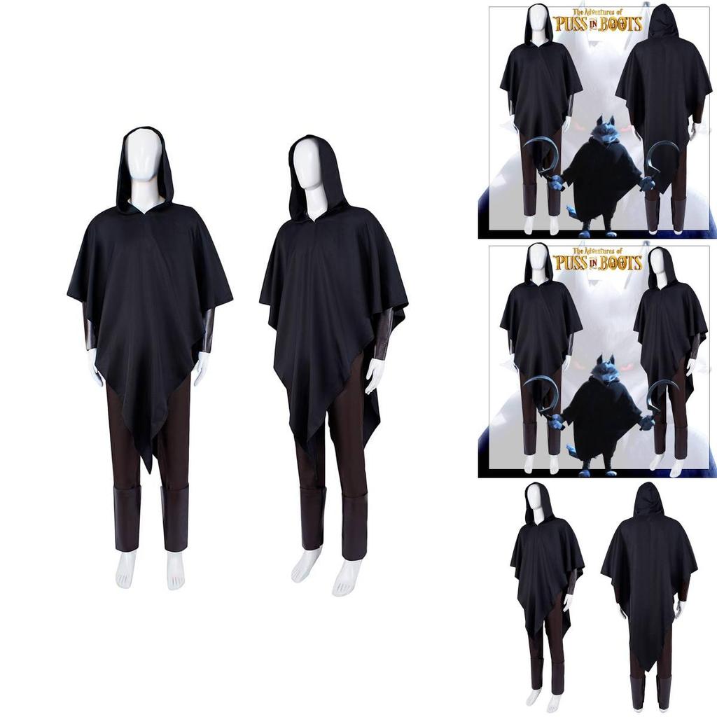 Wysokiej jakości kostium Cosplay Kota w Butach Wilk Śmierci Dla Mężczyzn