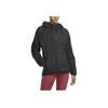 Nike Solid Color Hooded Zip-Up Drawstring Long Sleeve Sweatshirt Women Tops Black BV5267-010