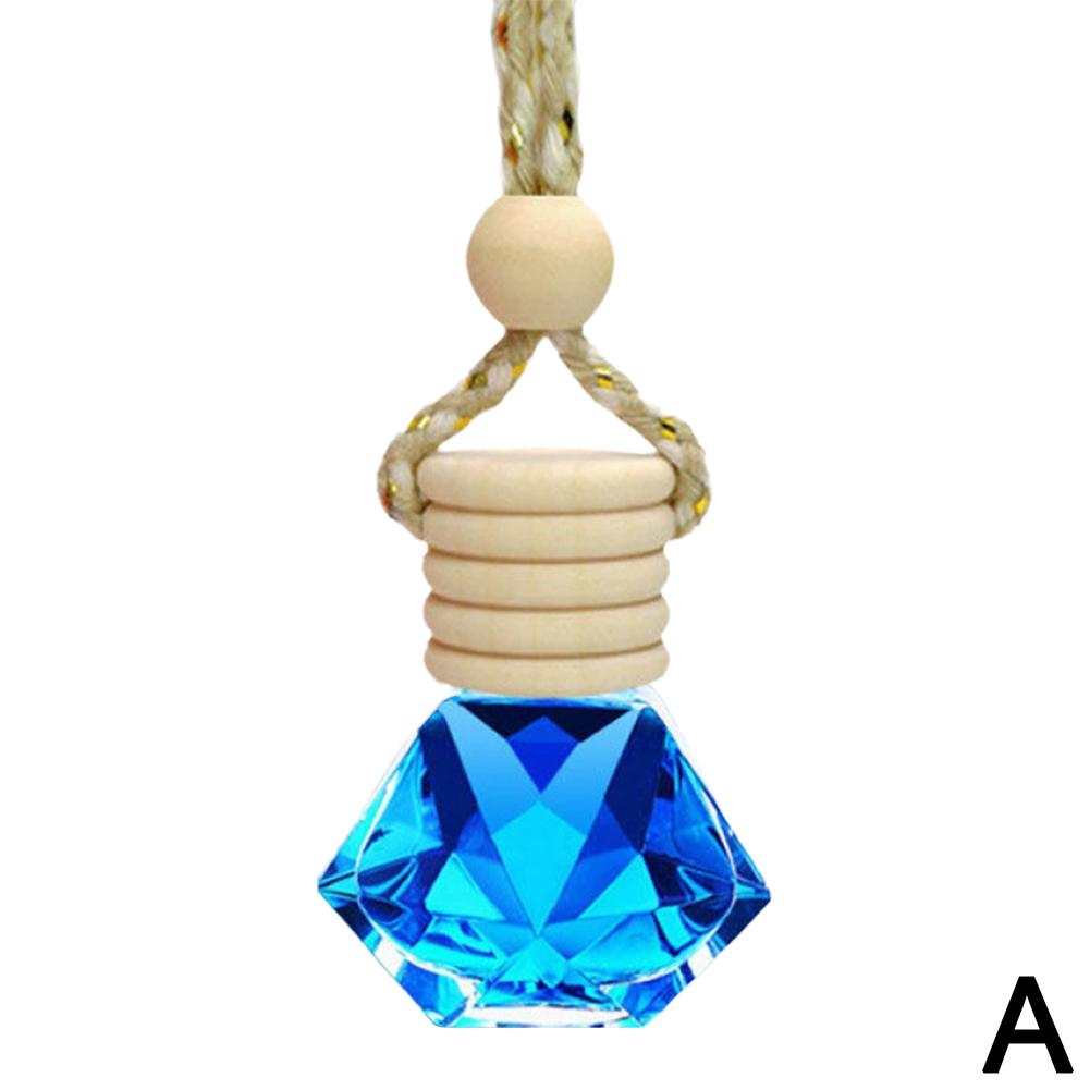 7ml Car Hanging Bottles Perfume Aromatherapy Refillable Air Freshener Diffuser Oil Fragrance Bottle Vehicle Auto Sapper Pendant