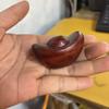 Sandalwood Pixiu Handheld Carved Pendant Ornament - Douyin Craft Gift