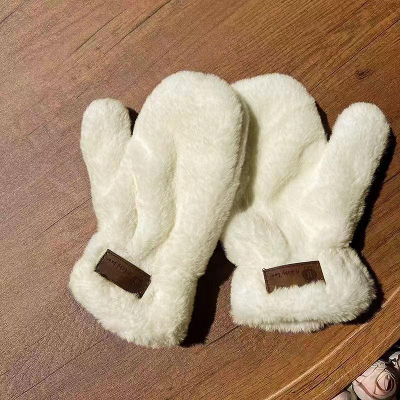 

Winter Mink Imitation Color Gloves One Size