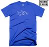 Shark Vs Fish T Shirt Casualwear Face Off Holidays Funny Joke Birthday Gift Top