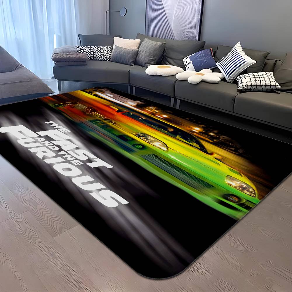 Movie F-Fast n F-Furious Floor Mat Rectangle Anti-slip Home Soft Badmat Front Door Indoor Outdoor Mat Hotel Decor Mat