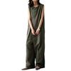 2024 Summer Japanese-Style Solid Color Sleeveless Women's Jumpsuit