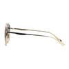 Gucci Series Business travel Version Lens aviator Sunglasses Gold Color Men's GG0336S-001