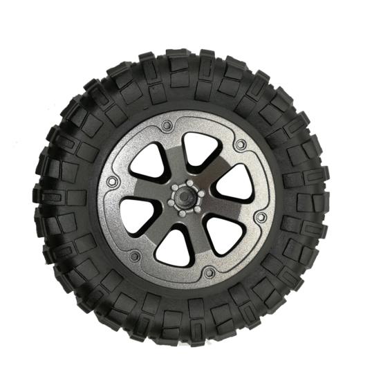 4Pcs 1/16 Scale RC Car Rubber Wheel Rim Tire Tyre Part for WPL B-14 FY001